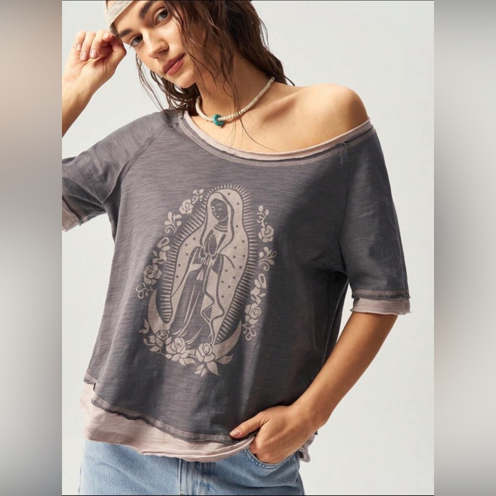 Bohemela scoop neck blouse